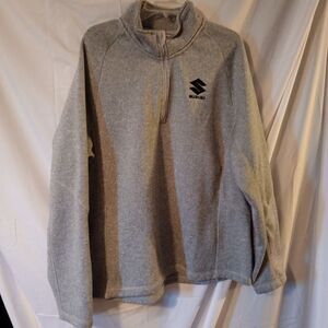 Suzuki Fleece 1/4 Zip Pullover Sweater 2XL Officially Licensed Warm Durable